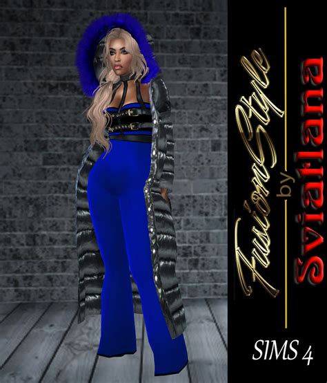 Sims4sisters — Fusionstyle By Sviatlana Silk Suit And Long Coat