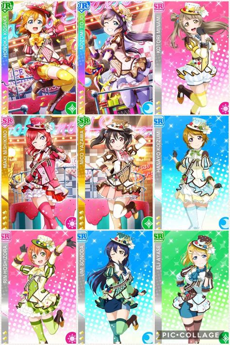 Love Live School Idol Project Muse Ice Cream Flavor Idolized Card Set 🍦