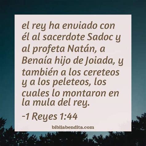 Explicación 1 Reyes 1 44 el rey ha enviado con él al sacerdote Sadoc