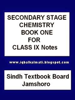 Karachi board has the authority to control its 9th and 10th class annual examination in its districts and all the region of karachi. Chemistry Notes Class 9 IX Free Download - Free Ebooks ...