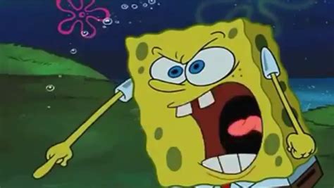 Spongebob Rage Template Gary You Are Gonna Finish Your Dessert And