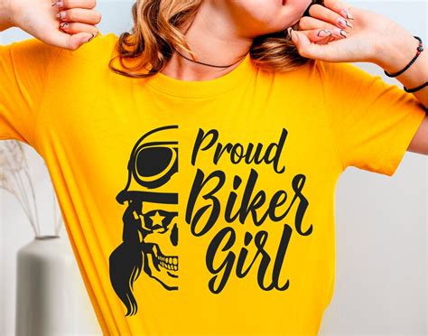 Proud Biker Girl Svg Png Motorcycle Svg Girl Biker Svg Ride Or Die
