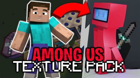 Among Us Texture Pack For Minecraft Download