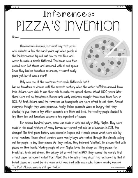 Inference Activities For 5th Grade