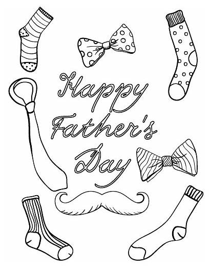 Fathers Father Coloring Happy Pages Printable Pdf