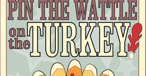 Pin The Wattle On The Turkey