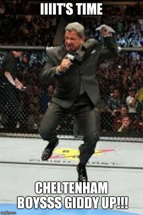 Ufc Bruce Buffer Its Time Imgflip