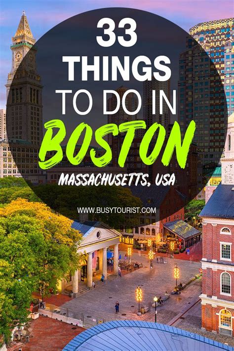 33 Best And Fun Things To Do In Boston Massachusetts Boston Things To