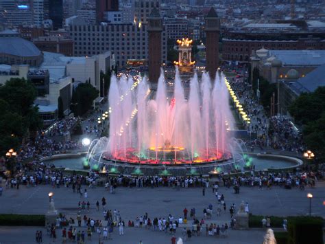 Magic Fountain Of Montju C Barcelona Connect