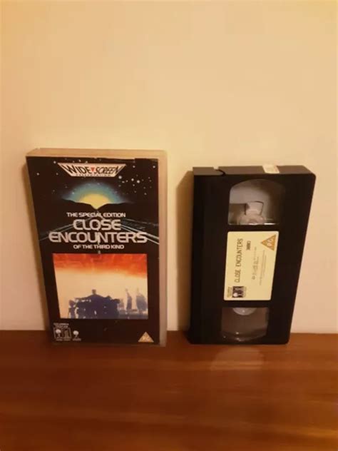 Close Encounters Of The Third Kind Vhs Video Tape Special Widescreen