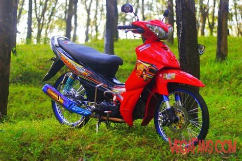 26+ modifikasi jupiter z hitam 2008, ide penting! Jupiter Z Merah Hitam Modif Thailook Style Simple ...