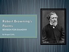 PPT - Robert Browning’s Poems PowerPoint Presentation, free download ...