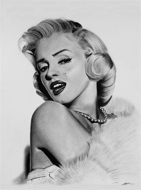 Marilyn Monroe Pencil Sketch