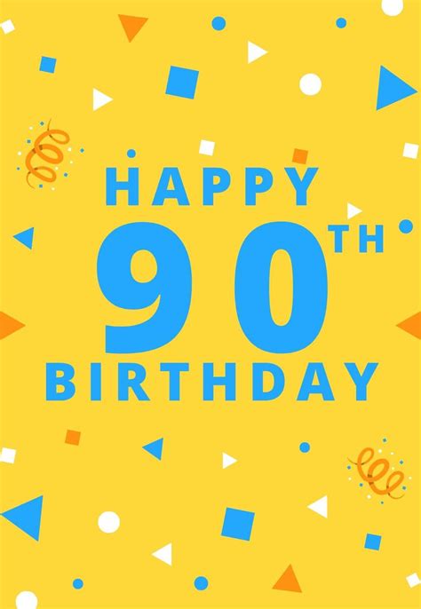 The Best Printable 90th Birthday Cards Free — Printbirthdaycards