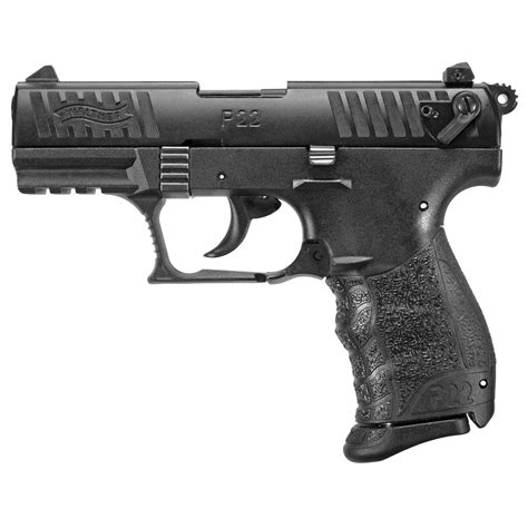 Walther Arms P22 Q 22 Lr 342 10rd Pistol Black Kygunco