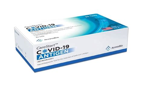 Carestart Covid 19 Antigen Test Kit Using Nanoact Launches In Us