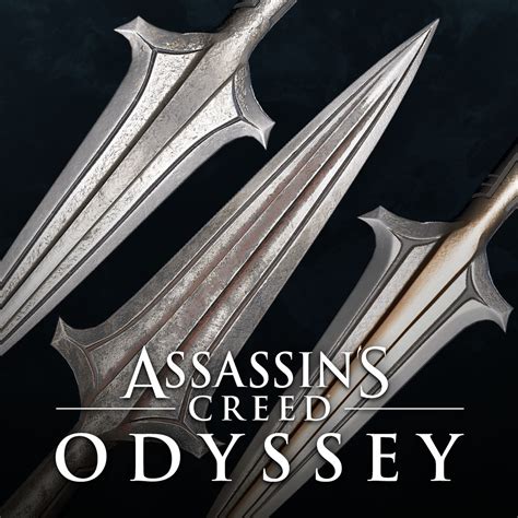Artstation Assassins Creed Odyssey Level 1 3 Spear Leonidas
