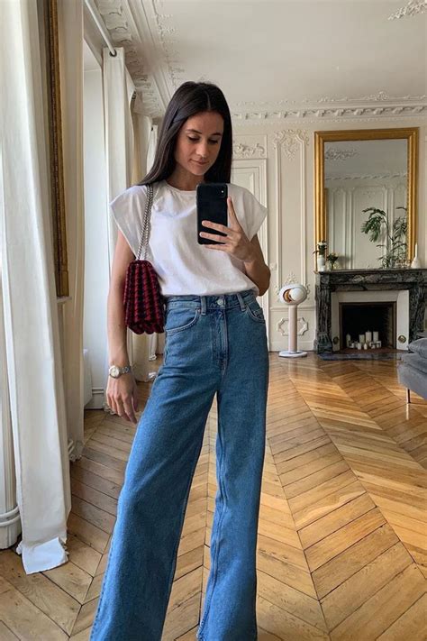 I Found 21 Fresh Ways To Wear The Denim Trend Thats Dominating—youre Welcome Wide Leg Jeans