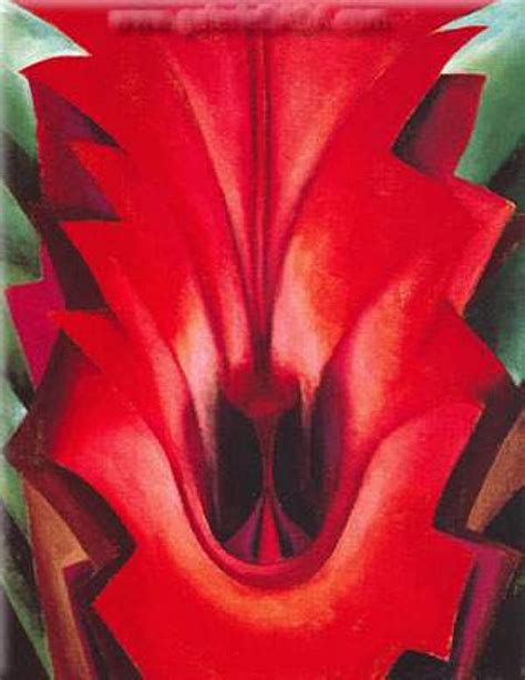 Inside Red Canna Georgia Okeeffe Encyclopedia Of