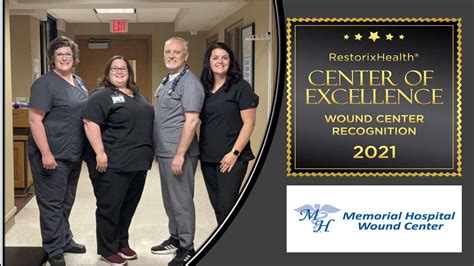 Memorial Hospital Wound Center Receives Excellence Award