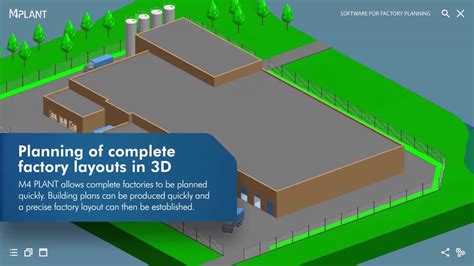 3d Factory Layout Software M4 Plant Youtube