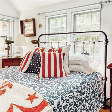 Creating A Beautiful Summer Guest Bedroom With Coastal And Patriotic