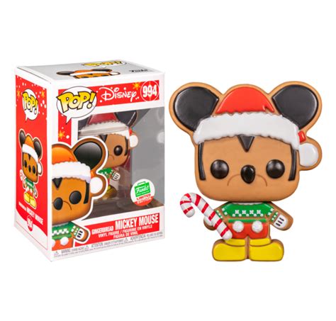 holiday disney funko pop mickey mouse gingerbread 994 big apple collectibles