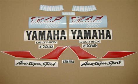 Yamaha Yzf 1000r Thunderace 1996 1997 Complete Decals Stickers Etsy