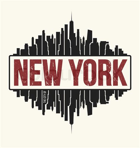 New York City graphic, t-shirt design, | Stock Vector | Colourbox