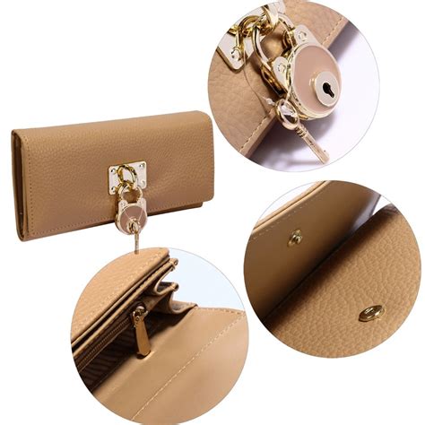 LSP1054A Nude Padlock Purse Wallet