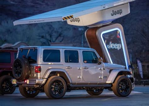 jeep ev chargers   installed    road trailheads newzz
