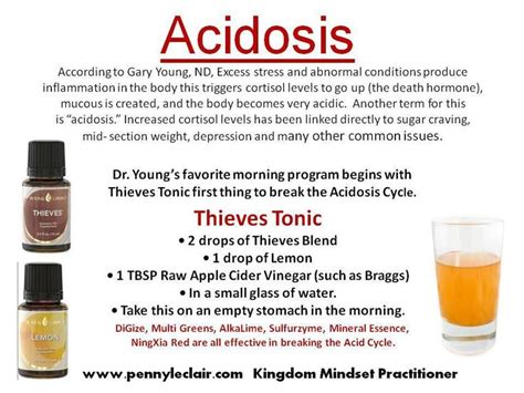Thieves Lemon Tonic For Acidosis I Drink It To Curb Sugar Cravings
