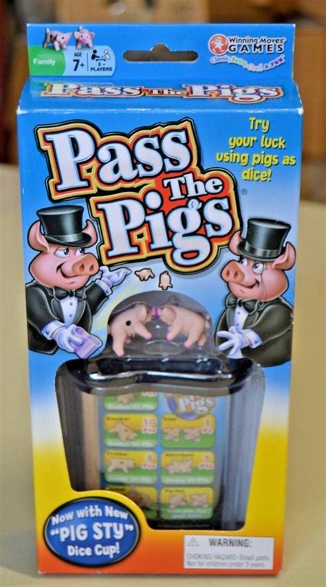 Pass The Pigs By Winning Moves Games New Travel Size Cool Pig Dice