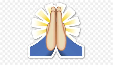 Tangan Berdoa Emoji Doa Gambar Png