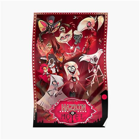 Hazbin Hotel Poster Poster For Sale By Bacongeorge Redbubble