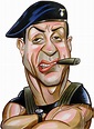 Sylvester Stallone | Caricaturas de famosos, Caricatura de personas ...