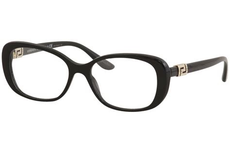 versace women s eyeglasses ve3234b ve 3234 b gb1 black optical frame 53mm ebay