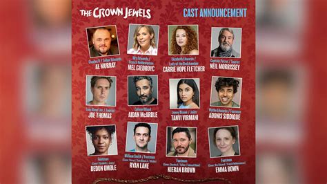 The Crown Jewels at Garrick Theatre Full Cast Announced - Theatre Weekly