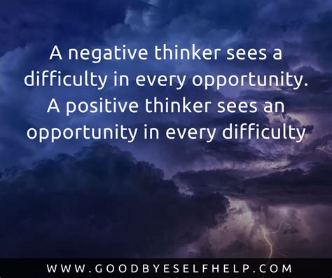 35 Quotes About Negative Thoughts Goodbye Self Help