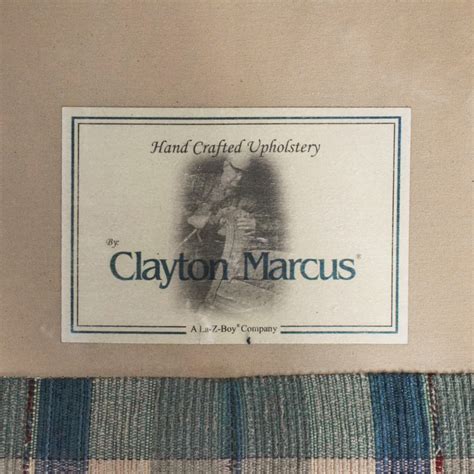 84 Off Clayton Marcus Clayton Marcus Plaid Loveseat Sofas