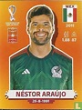 Néstor Araújo MEX4 (2022) - Panini - LastDodo
