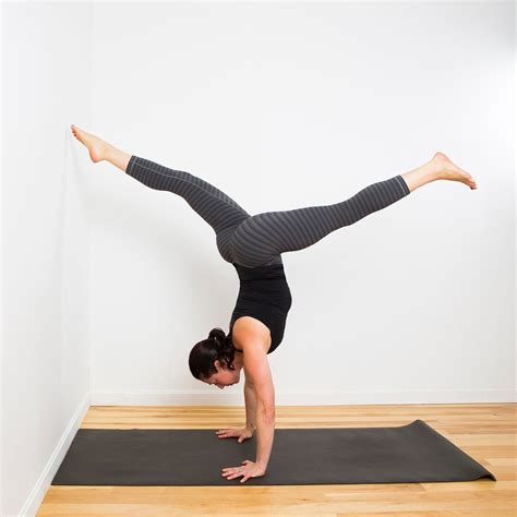 9 Moves To Help Anyone Master A Basic Handstand Yoga Handstand Yoga Handstand Poses Handstand