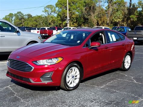 2019 Ruby Red Ford Fusion Se 130814993 Car Color
