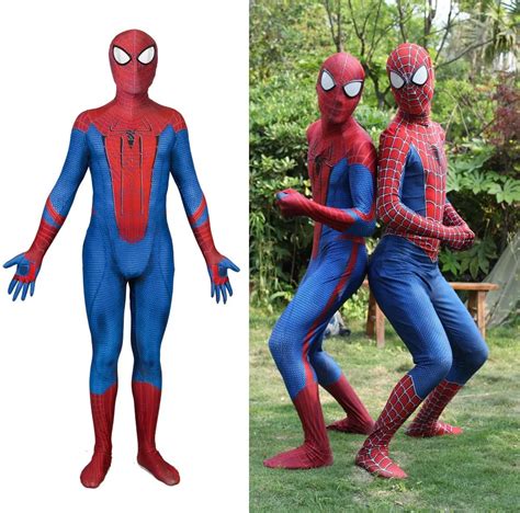 The Amazing Spiderman Costume 3d Original Movie Halloween Spandex