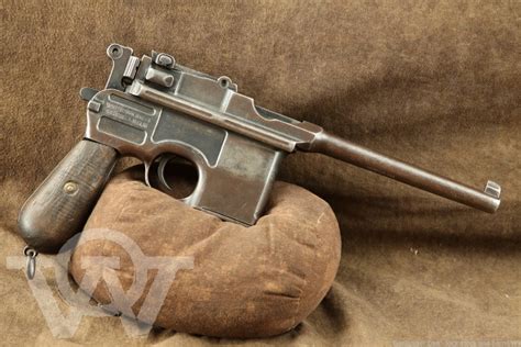 Cai Import Mauser C96 Broomhandle 9mm 55 Semi Auto Pistol Candr