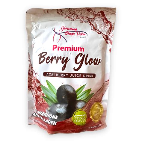 Glowming Shape Detox Premium Berry Glow 10 X 20g My Care Kits
