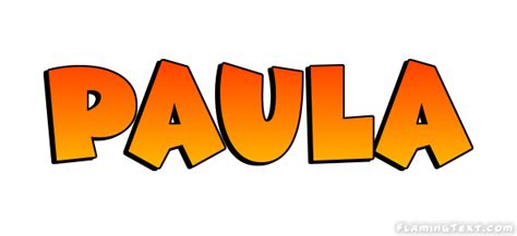 Paula Logo Free Name Design Tool From Flaming Text