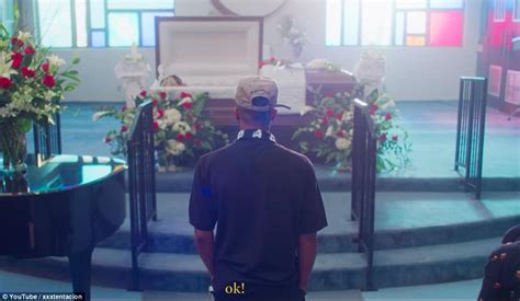 Xxxtentacion Attends His Own Funeral In Video Released After Murder Daily Mail Online