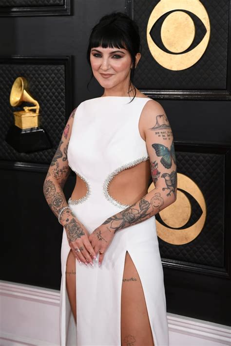 Julia Michaels S Deep French Manicure At Grammys POPSUGAR Beauty