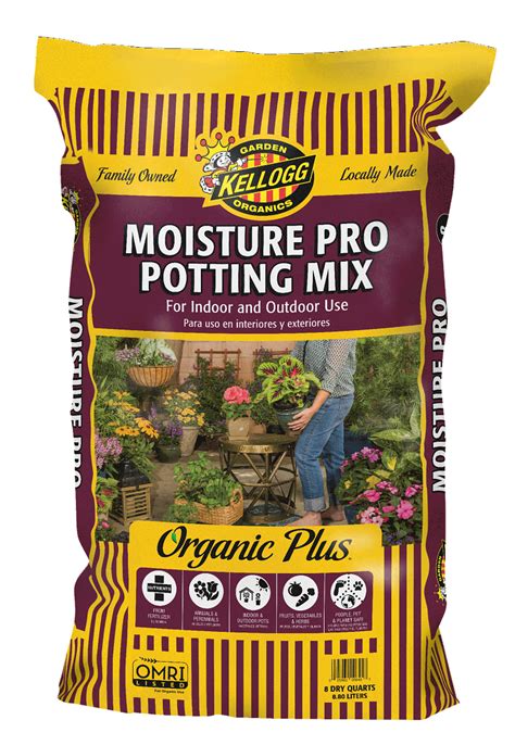 Moisture Pro Potting Mix For Indoor And Outdoor Use Kellogg Garden